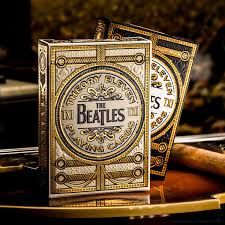 The Beatles Special Edition (Black) Playing Cards by theory11